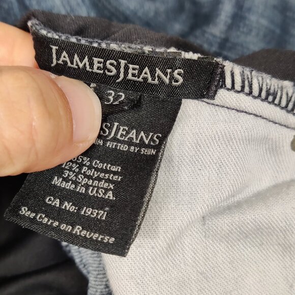 James Jeans Women's Maternity Jeans Size 32 Dark Blue Cotton With Stretch Casual - Picture 3 of 12